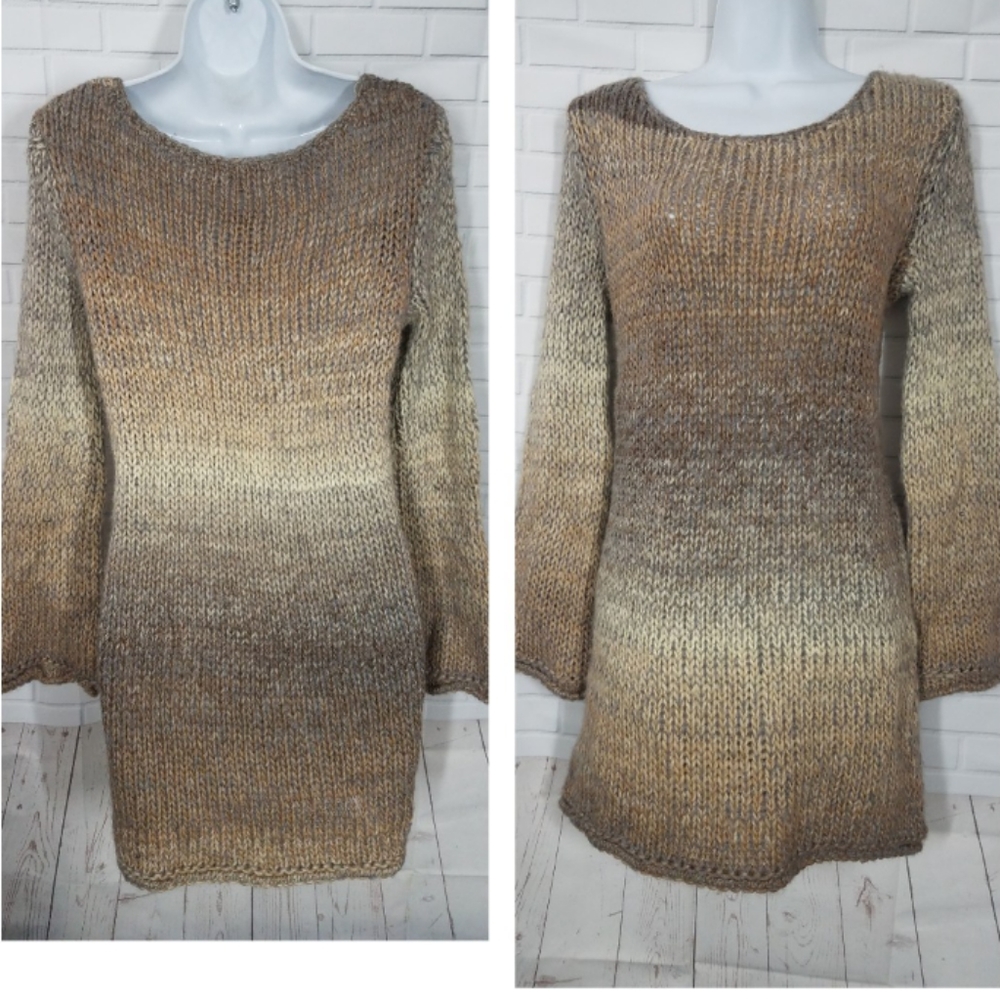 Philosophy Ombre Knit Wool Mohair Sweater